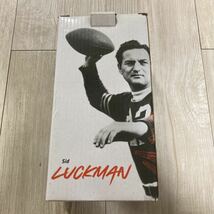 NFL ボブルヘッド ボビングヘッドChicago Bears Sid Luckmanフィギュア　バブルヘッド アメフトスター_画像2