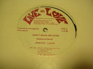 ●Reggae Lovers Rock 12inch●JENNIFER LARA/ DON'T MAKE ME OVER