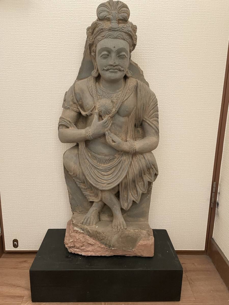 ガンダーラ仏教彫刻 仏陀頭部-