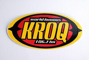 KROQ ケーロック デカール アメリカ カリフォルニア 西海岸 LA ラジオ局 ロサンゼルス 検 ロングビーチ レッチリ SUBLIME サブライム CALF