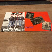 THE BUSINESS オリジナル 2枚セット/SINGALONG A BUSINESS/welcome to the real world oi punk_画像1