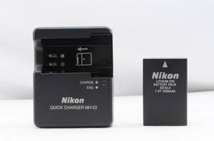 ★美品★ NIKON MH-23 クイックチャージ + EN-EL9 リチウムイオンバッテリー　(C1322)