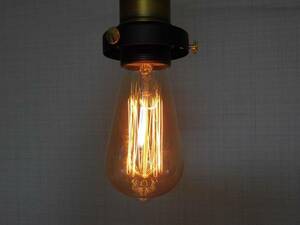 [ free shipping ]* new goods *ejison valve(bulb) . color in dust real lamp 40w house, interior retro antique miscellaneous goods 