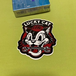 LUCKY CAT　Lowered Lifestyle ステッカー　USDM ロワードライフスタイル