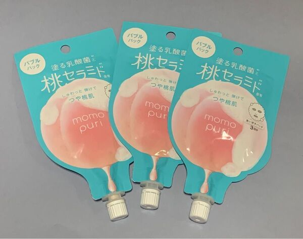 塗る乳酸菌と桃セラミド バブルパック