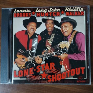 LONNIE BROOKS 、LONG JOHN HUNTER、PHILLIP WALKER / LONG STAR SHOOTOUT 輸入盤CD 1999年　ALLIGATOR RECORDS 