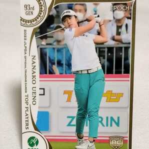 上野菜々子2022 EPOCH エポック JLPGA 女子ゴルフ TOP PLAYERS レギュラーカードの画像1