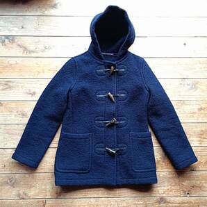 送料無料♪イングランド製SHIPS×LONDON TRADITION ショートダッフルコート size M ネイビー 美品 シップス USED古着