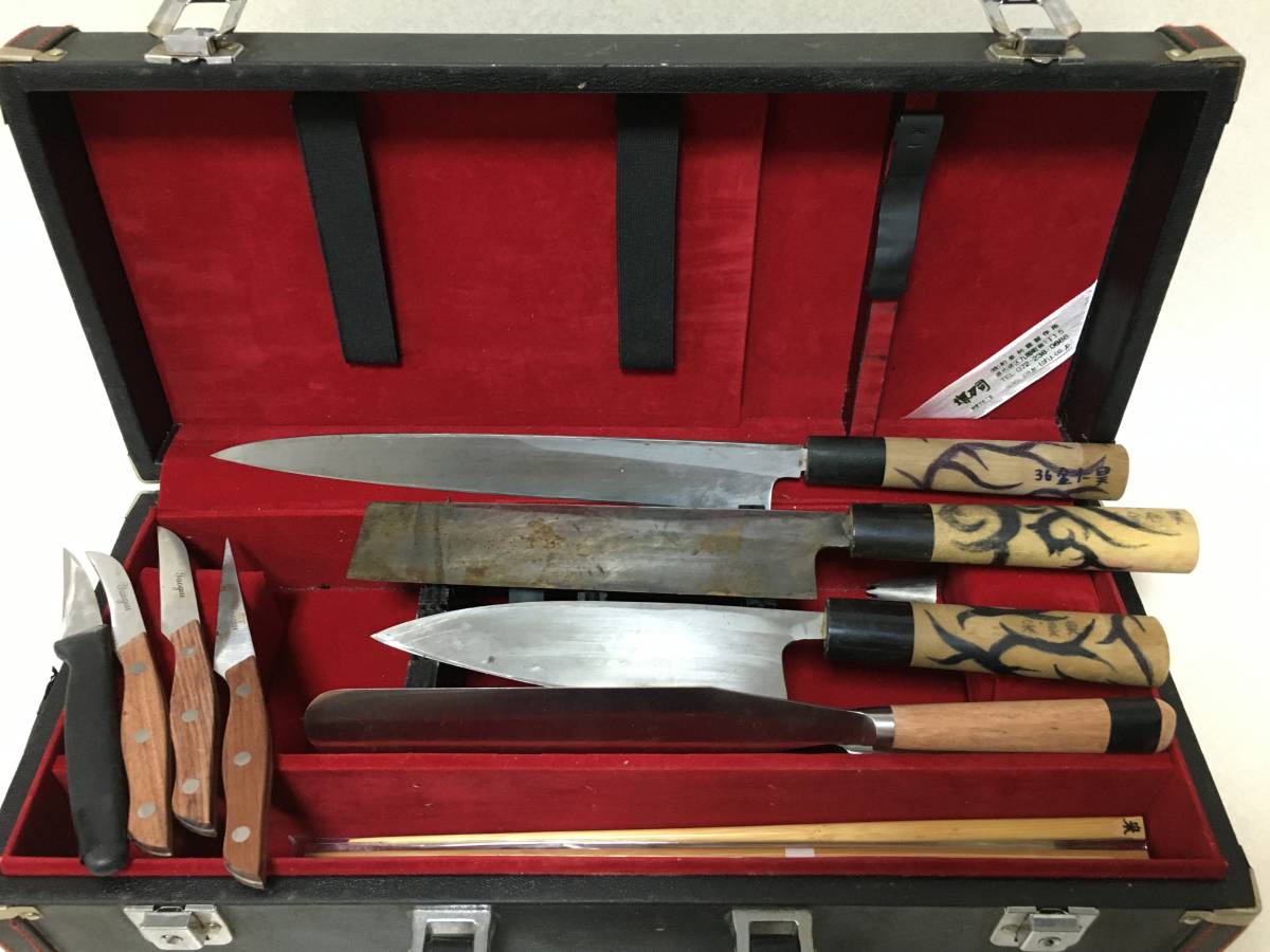 ヤフオク! -「包丁ケース」(セット) (包丁)の落札相場・落札価格