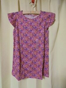 新品 ANNA SUI アナスイ×ユニクロ UNIQLO KIDS Pink カットソー Tシャツ 140