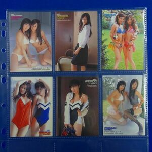 P35-YC1★ トレカ セット ★　夏川純＆松崎桃子　No.7-12　2007年ヤングチャンピオン・プレミアムカード 全6種　送料無料