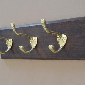 ３個セット 真鍮 鋳造製 コートフック ハットフック ウォールフック の画像8