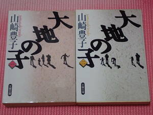 2冊セット「大地の子」一、二　山崎豊子　文春文庫