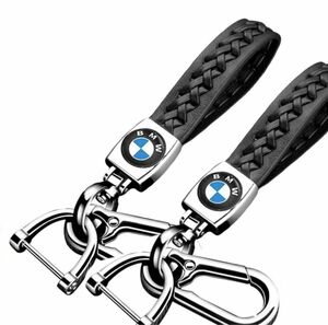 BMW キーホルダー　おしゃれ　本革 レザー　２点セット