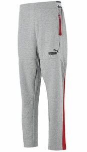 【KCM】Z-puma-356-L★展示品★【PUMA/プーマ】メンズ FTBLNXT カジュアルパンツ　656659-01　グレー　サイズ L