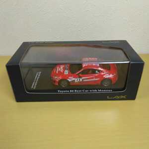 1/43 LA－X Toyota 86 Best Car with Monster 2012 全日本ラリー 新城ラリー♯24 未開封 キッドボックス 