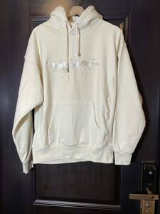 LFYT エルエフワイティー ROSE LOGO US COTTON HOODED SWEATSHIRT プルオーバーパーカー LE220501 IVORY アイボリー　Mサイズ