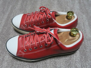  super popular super-beauty goods CONVERSE Converse all leather GOLF golf shoes spike less ALL STAR all Star red 23cm