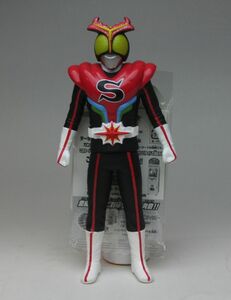 【送料込】バンダイ　レジェンドライダー　仮面ライダーストロンガー　タグ・カード付未使用品　ソフビ人形