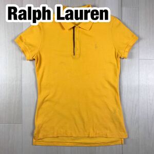 Ralph Lauren ラルフローレン 半袖ポロシャツ レディースサイズ S イエロー 刺繍ポニー