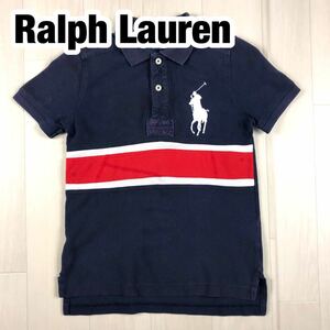 Ralph Lauren ラルフローレン 半袖ポロシャツ キッズサイズ 6 ネイビー ビッグポニー