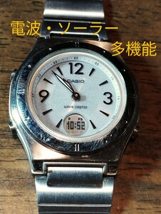 W21　カシオ・ウェーブセプター　　　電波・ソーラー・多機能時計