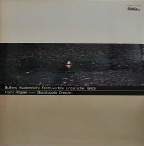 LP盤 ハインツ・レーグナー/Staatskapelle Dresden　Brahms 大学祝典序曲 & ハンガリー舞曲集