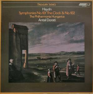 輸入LP盤 アンタル・ドラティ/Philharmonia Hungarica　Haydn 交響曲101&102番「軍隊」「太鼓連打」