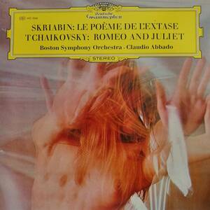 LP盤 クラウディオ・アバード/Boston Sym　Scriabin 「法悦の詩」& Tchaikovsky 幻想序曲「ロメオとジュリエット」