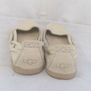 UGG アグ フラットシューズ レザー Tippie ティッピー 22cm ベージュ レディース 1210000008886の画像4