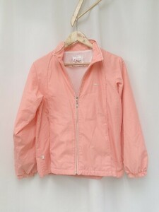 asics Asics nylon jacket Parker Wind breaker Lean stand-up collar S size Pink Lady -s1208000001785