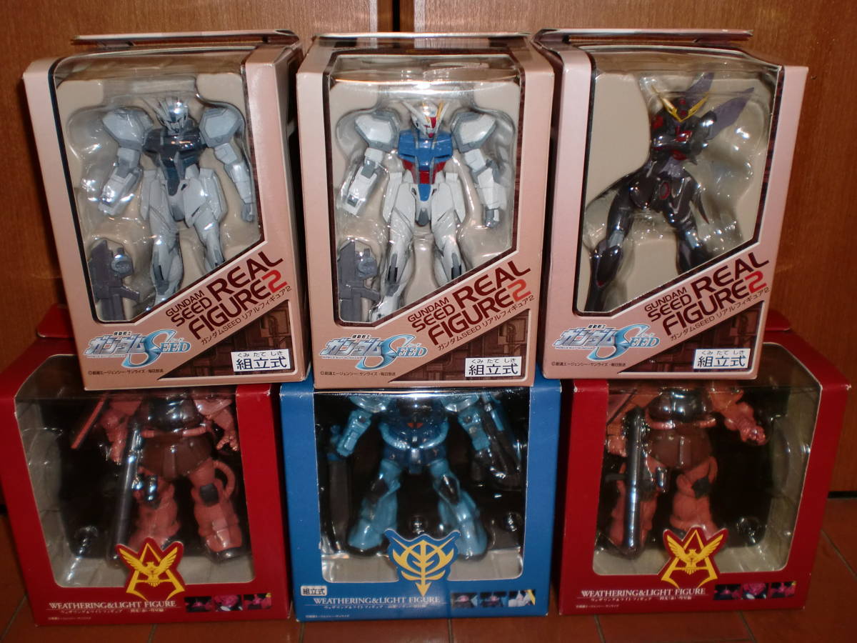 中古】【中古】100 ガンプラ ガンダムSEED 2体セット プラモデル