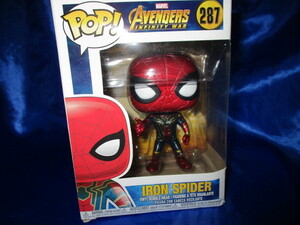  редкий * трудно найти /FUNKO/POP/ma- bell / Avengers [ Infinity * War железный * Spider ]-287