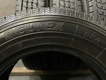 TOYO DELVEX 934 155/80R14 88/86N LT 14インチ スタッドレス 4本 2019年製 バリ溝 プロボックス サクシード等　(TA714)_画像8