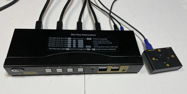 4台PC用HDMI切替器 64HUA−3