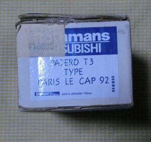 ジャンク左ドア欠品 1/43 メタルキット 三菱 Rothmans パジェロ T3 PARIS LE CAP 1992 デカール有 ジェンピー076 Jemmpy Mitsubishi Pajero