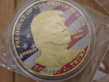 F2-5.2) アメリカ　トランプ大統領 / バイデン大統領　コイン　5枚セット　DONALD J. TRUMP / Joe Biden_画像5