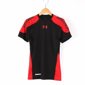 アンダーアーマー 半袖Ｔシャツ ロゴ ラウンドネック トップス スポーツウェア ストレッチ メンズ LGサイズ ブラック UNDER ARMOUR