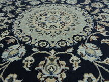ペルシャ絨毯 カーペット ラグ 高品質ウール 手織り 高級 ペルシャ絨毯の本場 イラン ナイン産 玄関マット 116cm×77cm 本物保証 直輸入_画像5