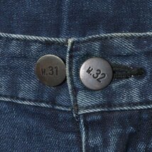 N.HOOLYWOOD USED加工スリムストレッチデニムパンツ サイズ40 インディゴ 241-CP02 エヌハリウッド ユーズド denim pants_画像3