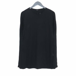 デヴォア DEVOA Long sleeve cotton jersey 長袖カットソー ブラック 2 /T