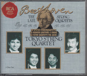 ◆送料無料◆ベートーヴェン：後期弦楽四重奏曲集（第12番-第16番）～東京クヮルテット 3枚組 L7656