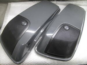 H-D original touring 14-22 saddle-bag lid speaker inspection FLTRXSE CVO gun sip gray Road Glide FLHXST FLTRXST Boom Audio