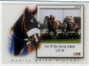 *nalita Brian HH4 clear card Rhododendron indicum .94.4.17 The Classic 1998 Road to The Winner south ... photograph image horse racing card prompt decision 