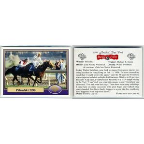 ★1996 ブリーダーズカップホースレーシング カード（Breeders' Cup 1996） 9種類セット 1997 Horse star Cards Inc. 海外競馬カード 即決の画像4