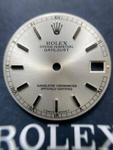 純正品 ボーイズ 文字盤 ロレックス デイトジャスト 68274 78274 68279 78279 68273 ROLEX DATEJUST dial silver boy's cal.2135-2235