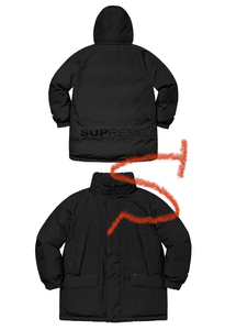 [ beautiful used ] black S / 20aw supreme GORE-TEX 700-Fill Down Parka / 700 fill jacket Supreme down Monstar Parker 20fw