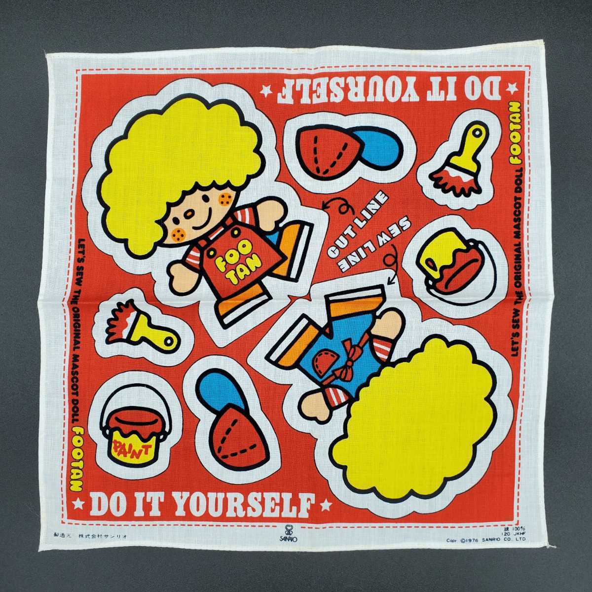 SANRIO サンリオ KITTY ハローキティ 昭和レトロ ハンカチ 3枚