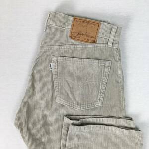 Levi's リーバイス 512-88 コーデュロイ 太畝 日本製 95年 W32 L34 アイボリー パンツ 白タブ