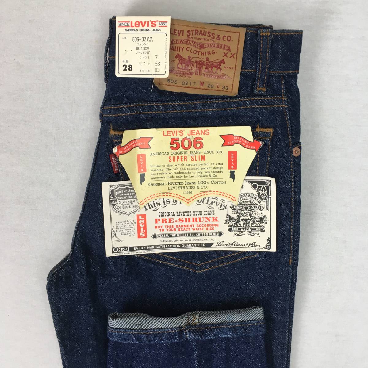 2023年最新】ヤフオク! -levi's 506 28の中古品・新品・未使用品一覧